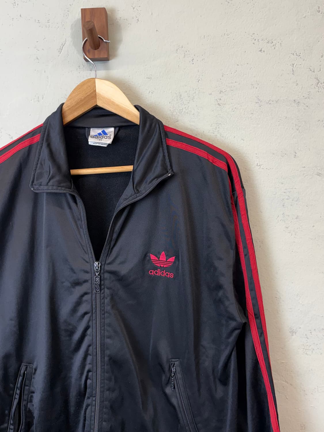 아디다스 90s 빈티지 검빨 삼선 트랙탑 져지 상품이미지2
