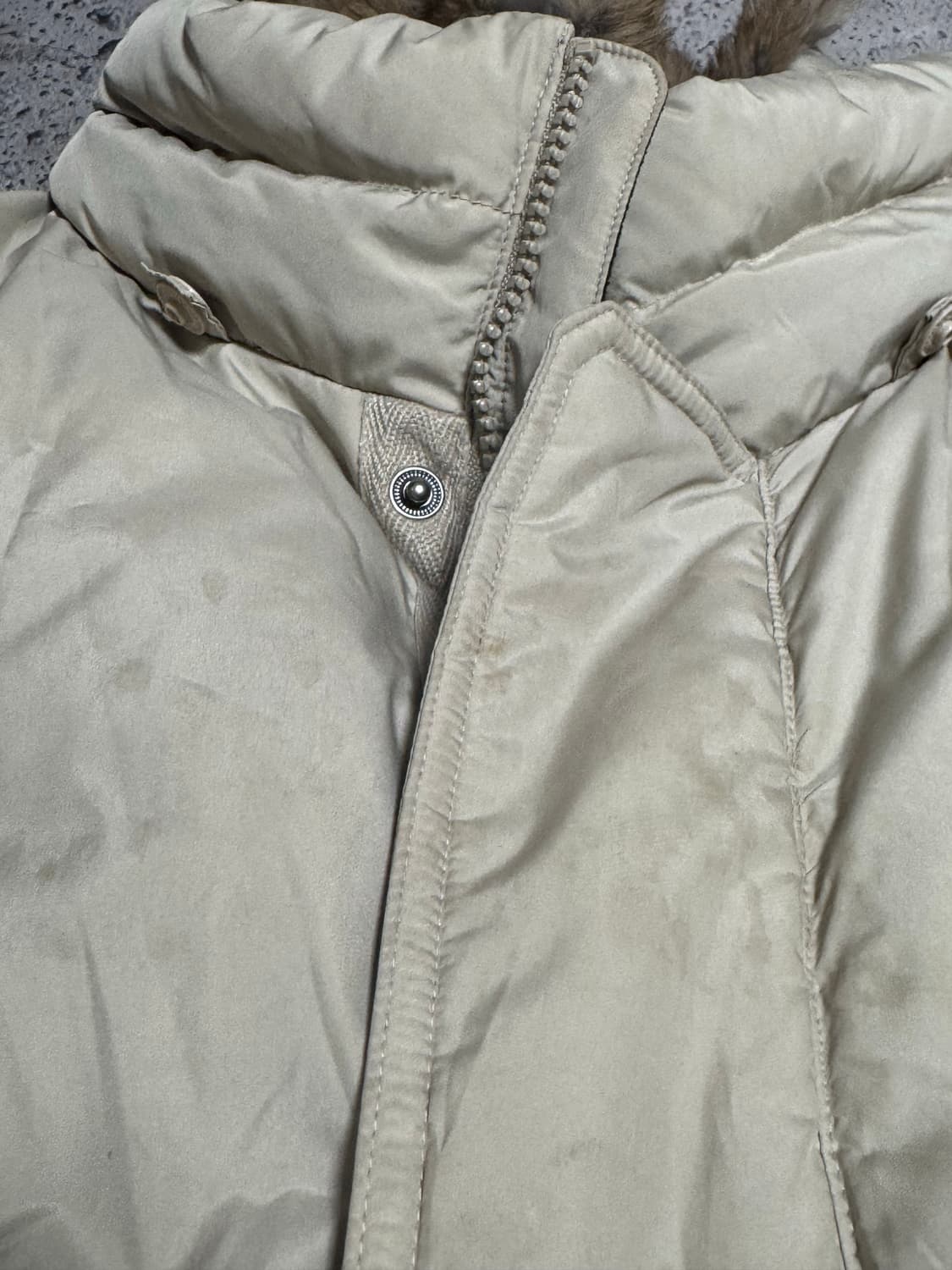  (바배) 밀레 덕다운 베이지 패딩 상품이미지6