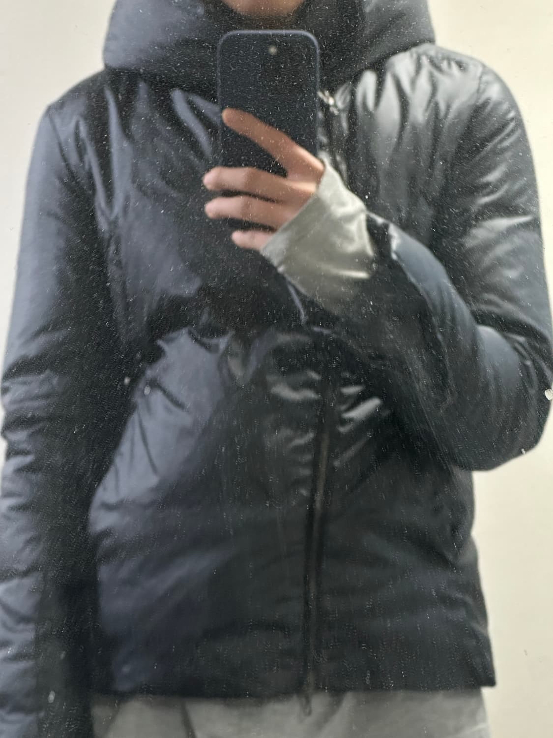 attachment kazuyuki kumagai 사선 절개 패딩 상품이미지3