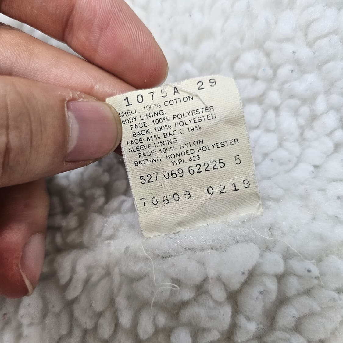 M 리바이스 USA 빈티지 청 데님 쉐르파 자켓 상품이미지10