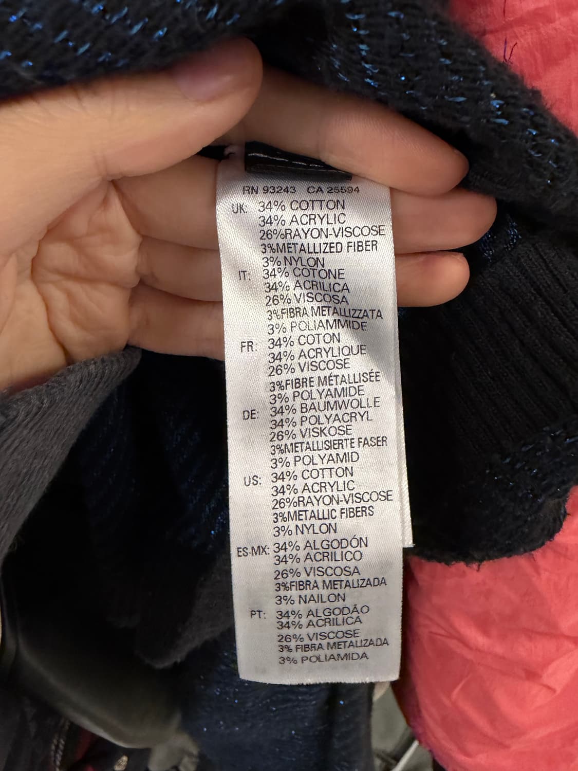 Diesel Vintage Knit High Neck Top 상품이미지5