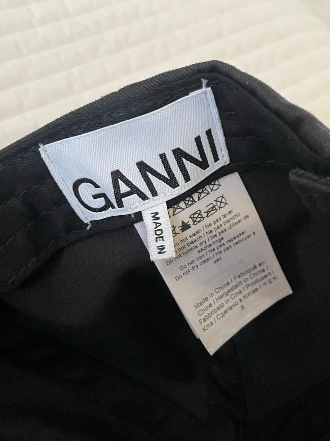 가니 블랙 볼캡 상품이미지4