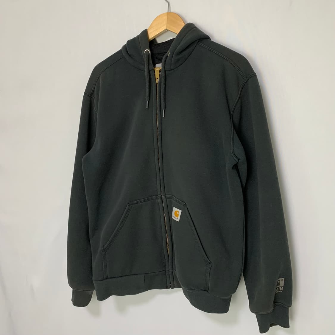 칼하트 차콜 베이직 후드집업 빈티지 남성 S 남녀공용 상품이미지8