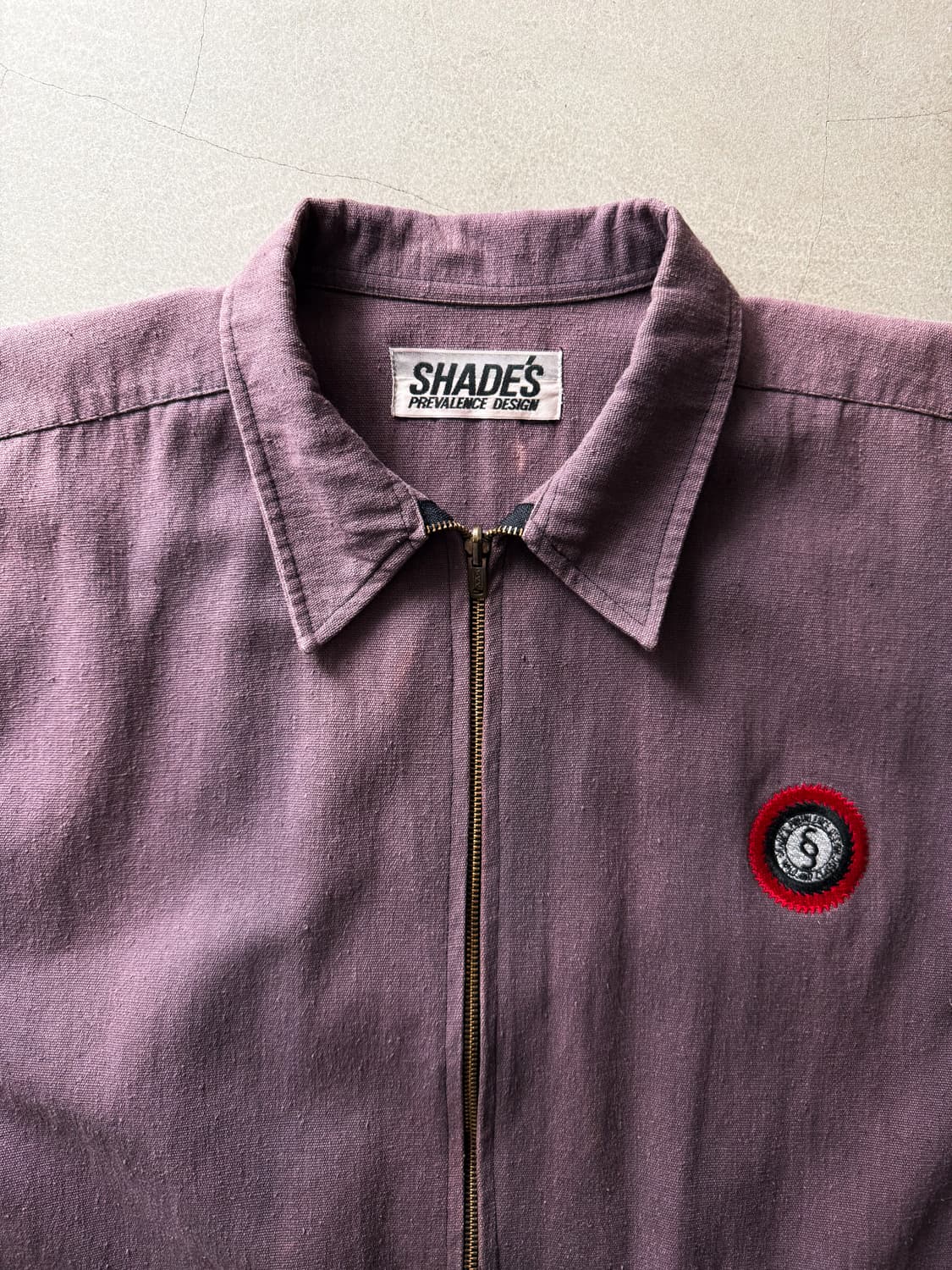 Vintage Faded Shades Zip-Up Work Jacket 상품이미지2