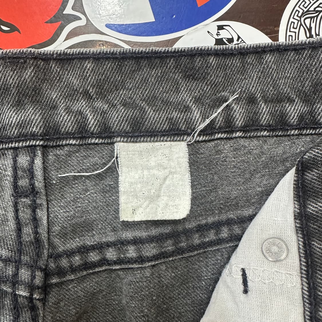 90s USA 리바이스 560 블랙 진 데님 팬츠 32 상품이미지6