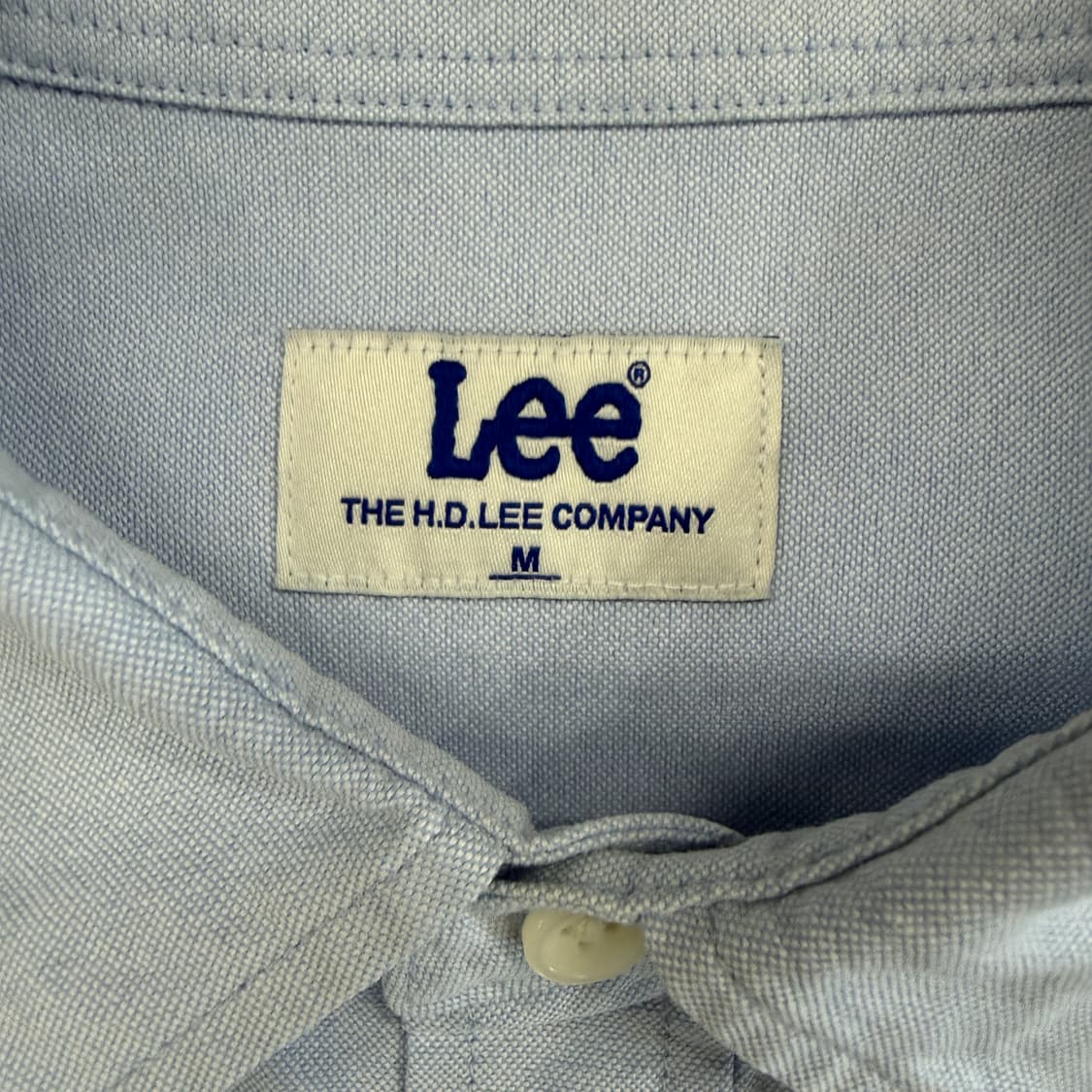 (L)리 Lee 스몰로고 옥스포드 셔츠(하늘색) 상품이미지2