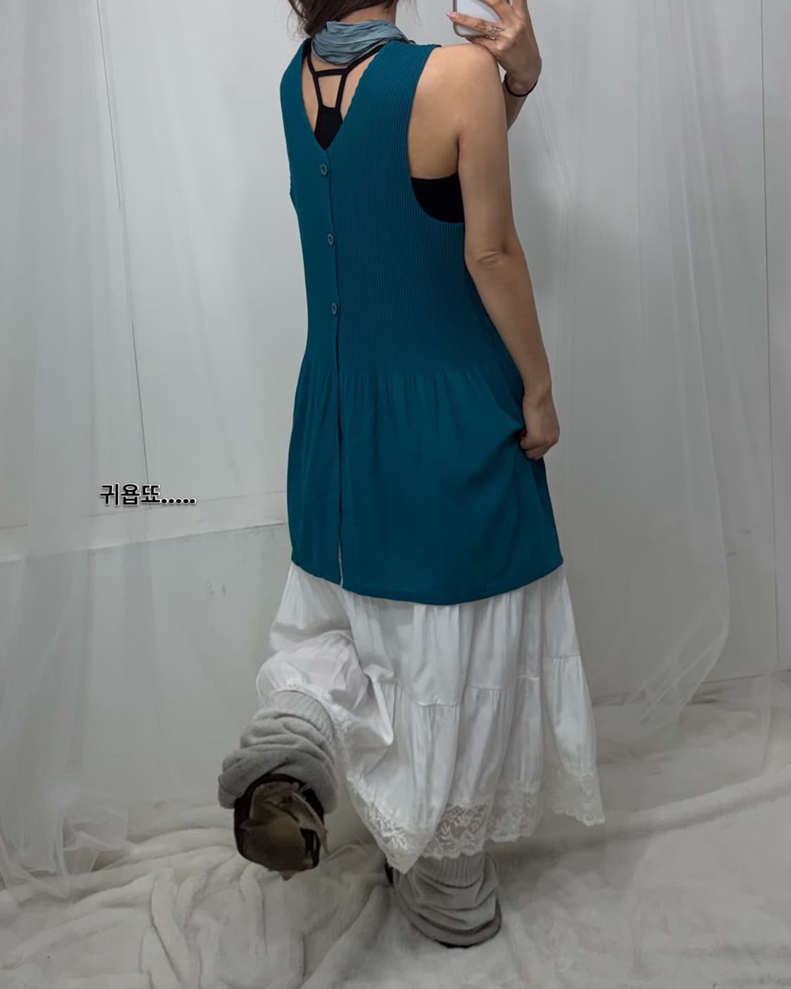 𖤐민트 소녀 코디set𖤐  상품이미지5