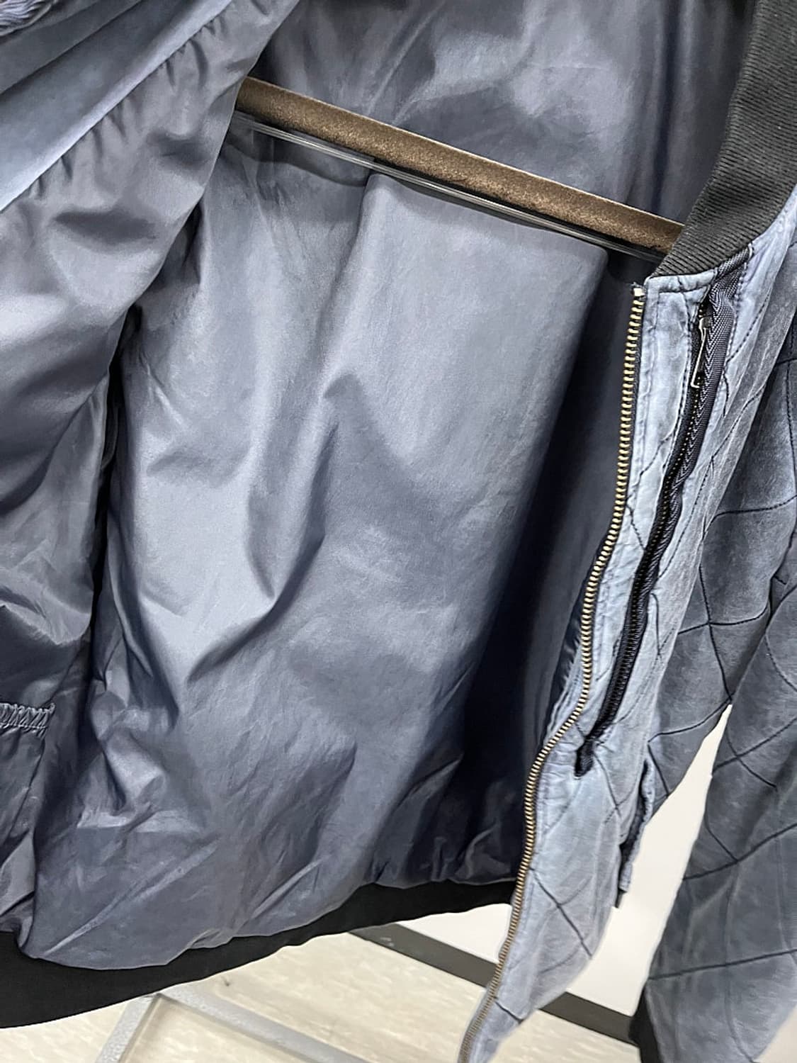 100) 시리즈 퀼팅 블루종  상품이미지8