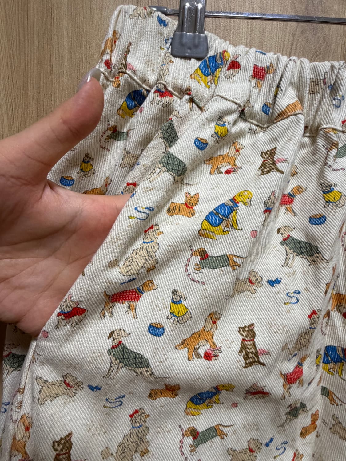 강아지파티 벌룬핏 팬츠 하구미 모리걸 스즈코 상품이미지5