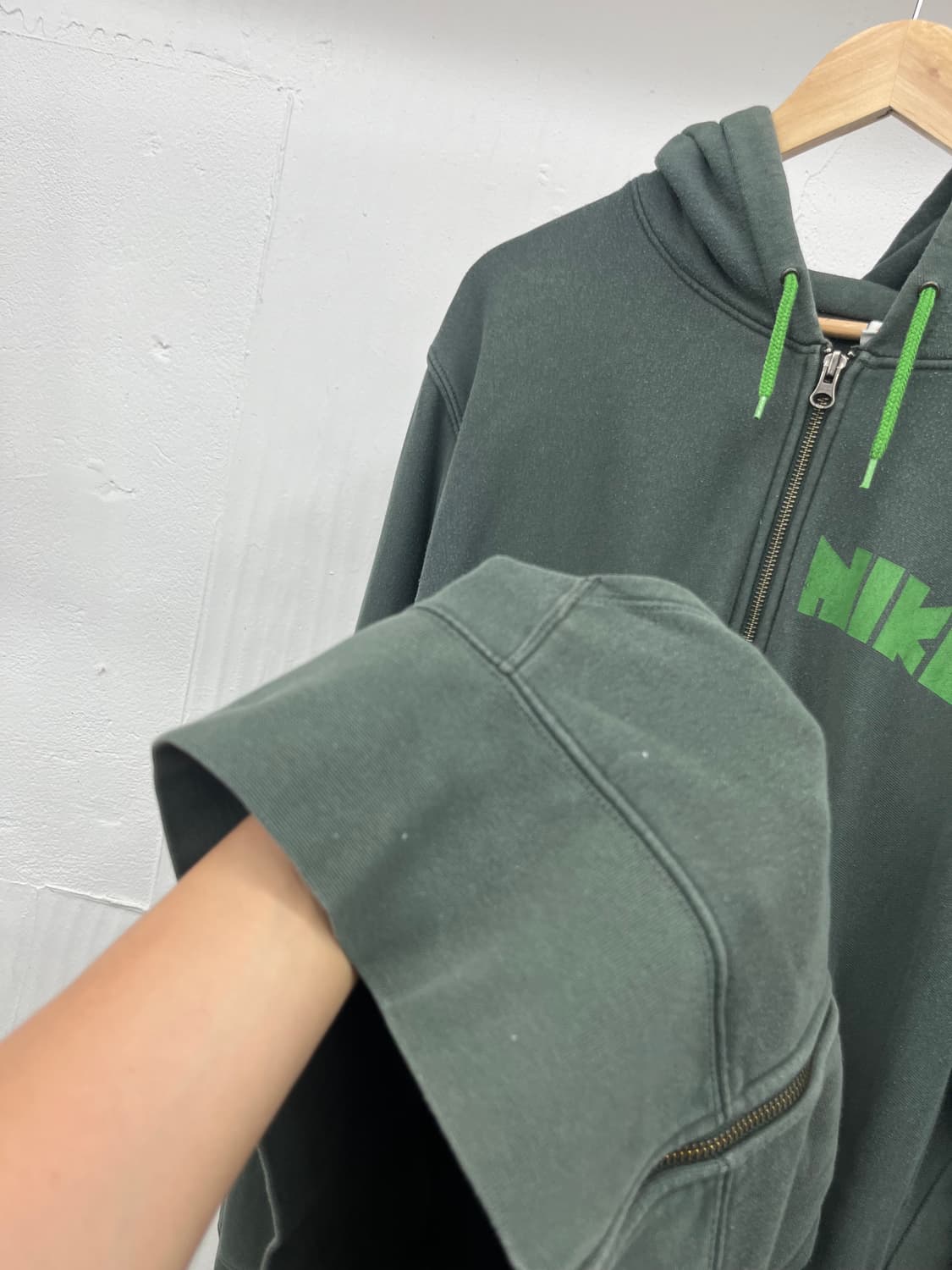 2XL) NIKE OVERSIZE HOOD ZIP-UP 상품이미지2