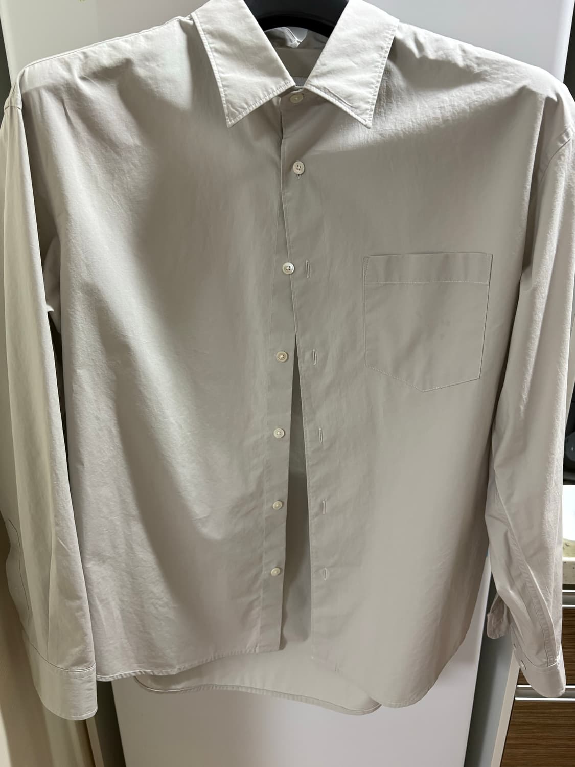 스테디에브리웨어 릴렉스드 셔츠 그레이 2 상품이미지1