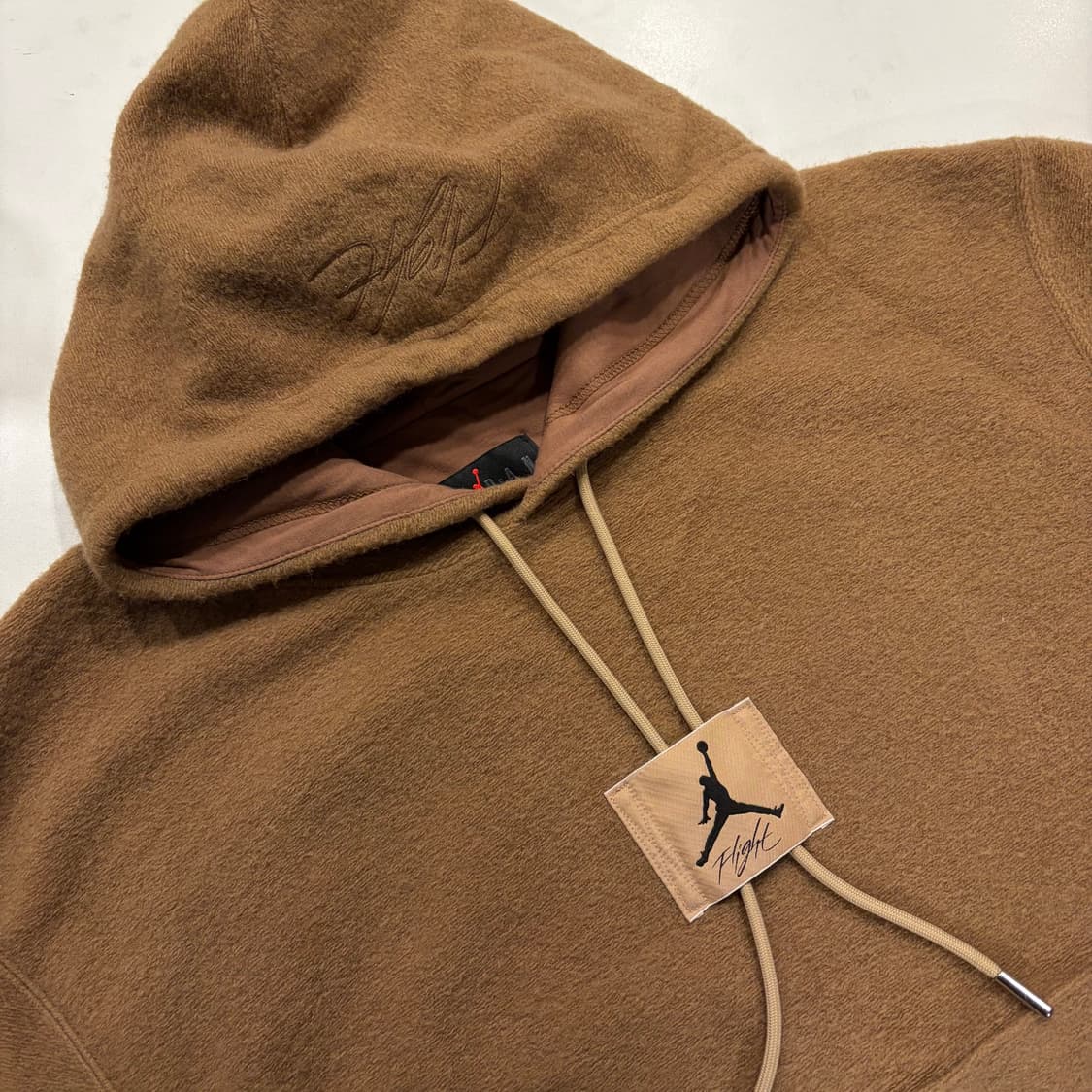 [XL] 조던 마이클 조던 플리스 후드티 브라운 C792 상품이미지3