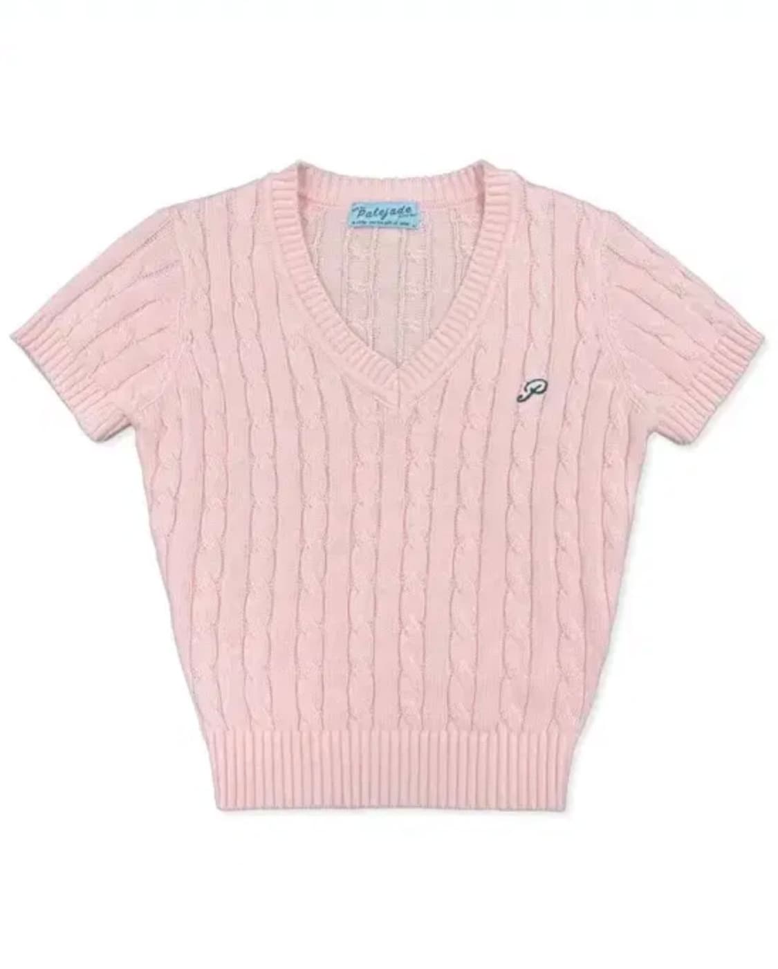 페일제이드 케이블 니트 베이비핑크 상품이미지1