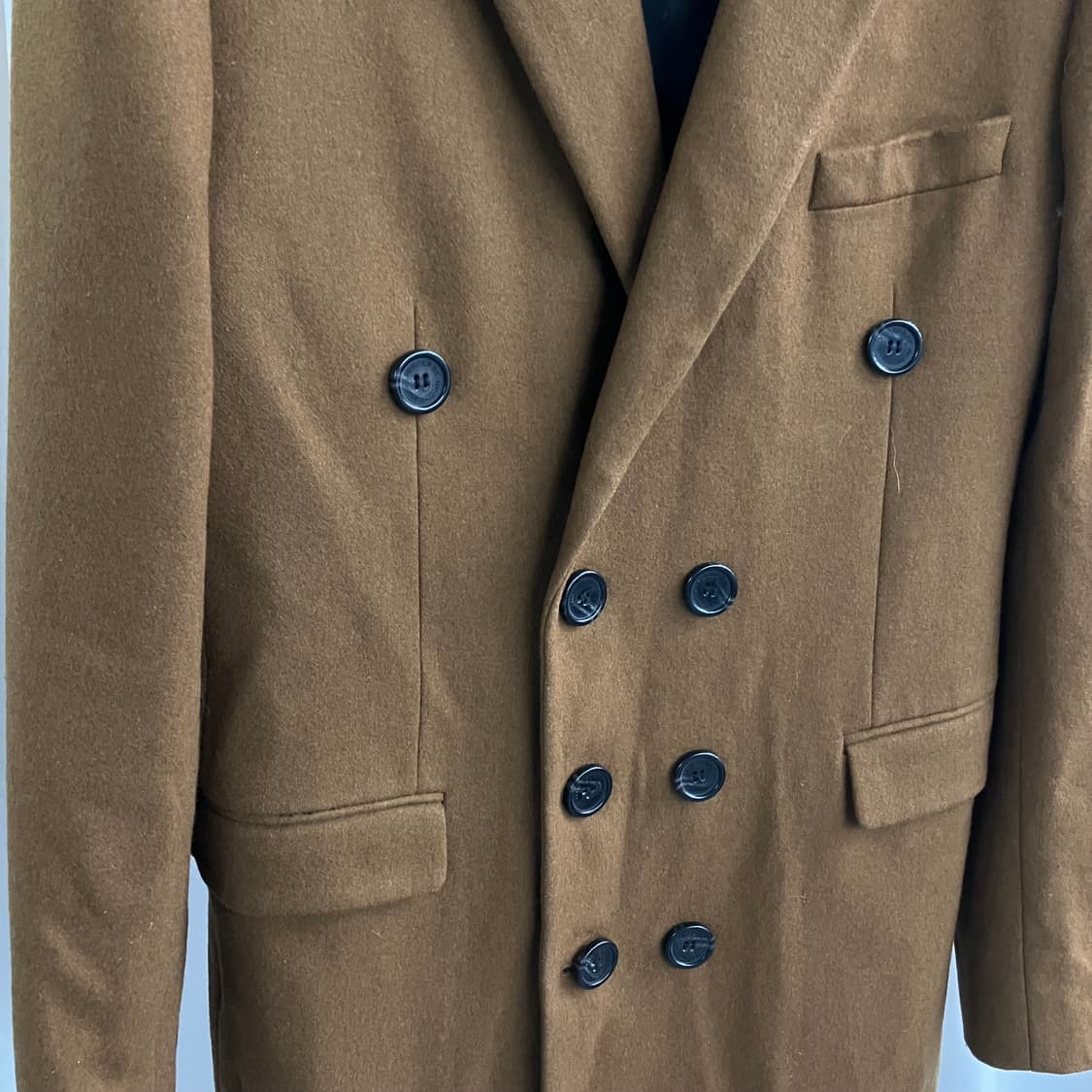 버버리 카멜 더블 브레스티드 코트 XL 상품이미지3