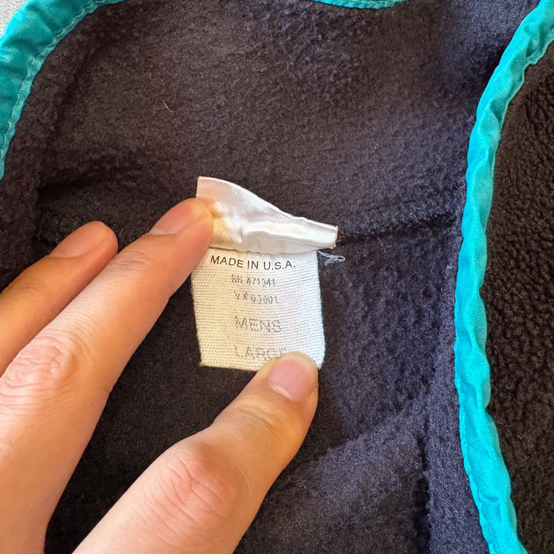 90s L.L.bean  90년대 미국 생산 엘엘빈 블랙 플리스 신칠라 상품이미지6