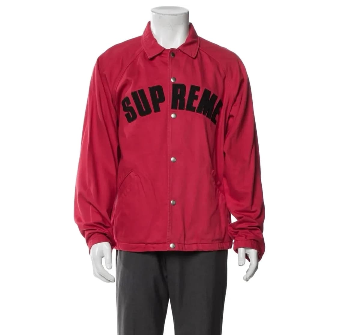 슈프림 아크 데님 코치 자켓 레드 m 정품 상품이미지6