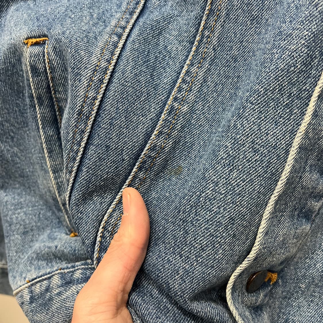 USA LA Loving 아트윅 몰 오브 아메리카 데님 트러커 자켓 L 상품이미지6