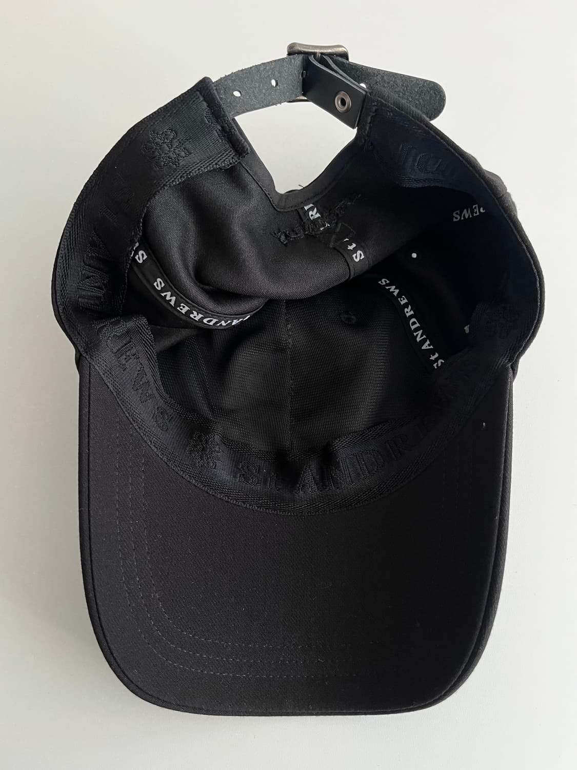 세인트앤드류스 자수 볼캡 블랙 상품이미지3