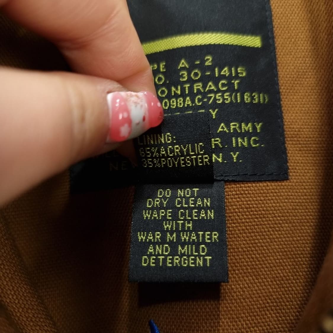 [아메리칸빈티지] 리얼 레더 A2 복각 플라이트 레더자켓 M19810 상품이미지8