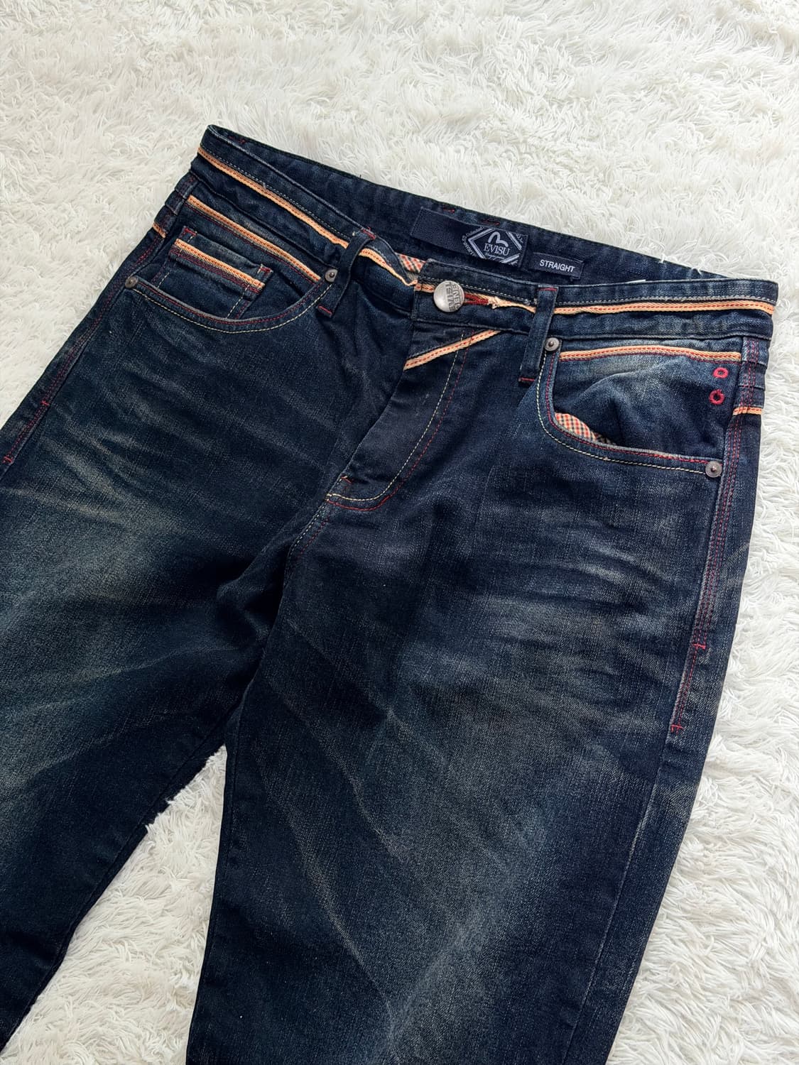 에비수 EVISU 페인트 데님 청바지  상품이미지1