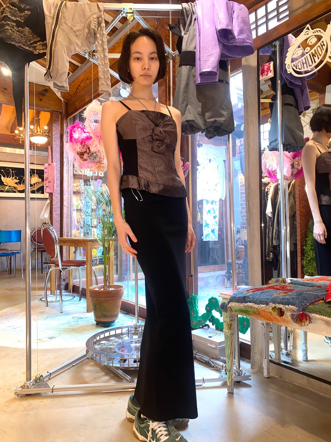 Y’s yohji yamamoto fitted jersey skirts 상품이미지3