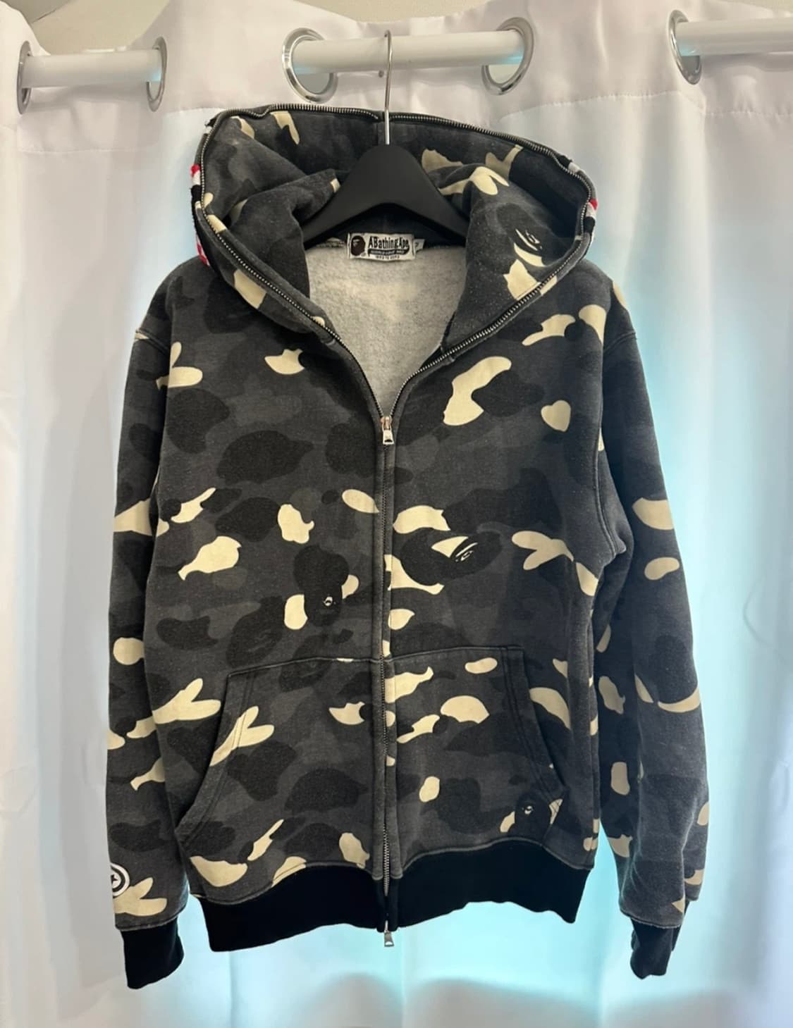 베이프 카모 후드집업 상품이미지2