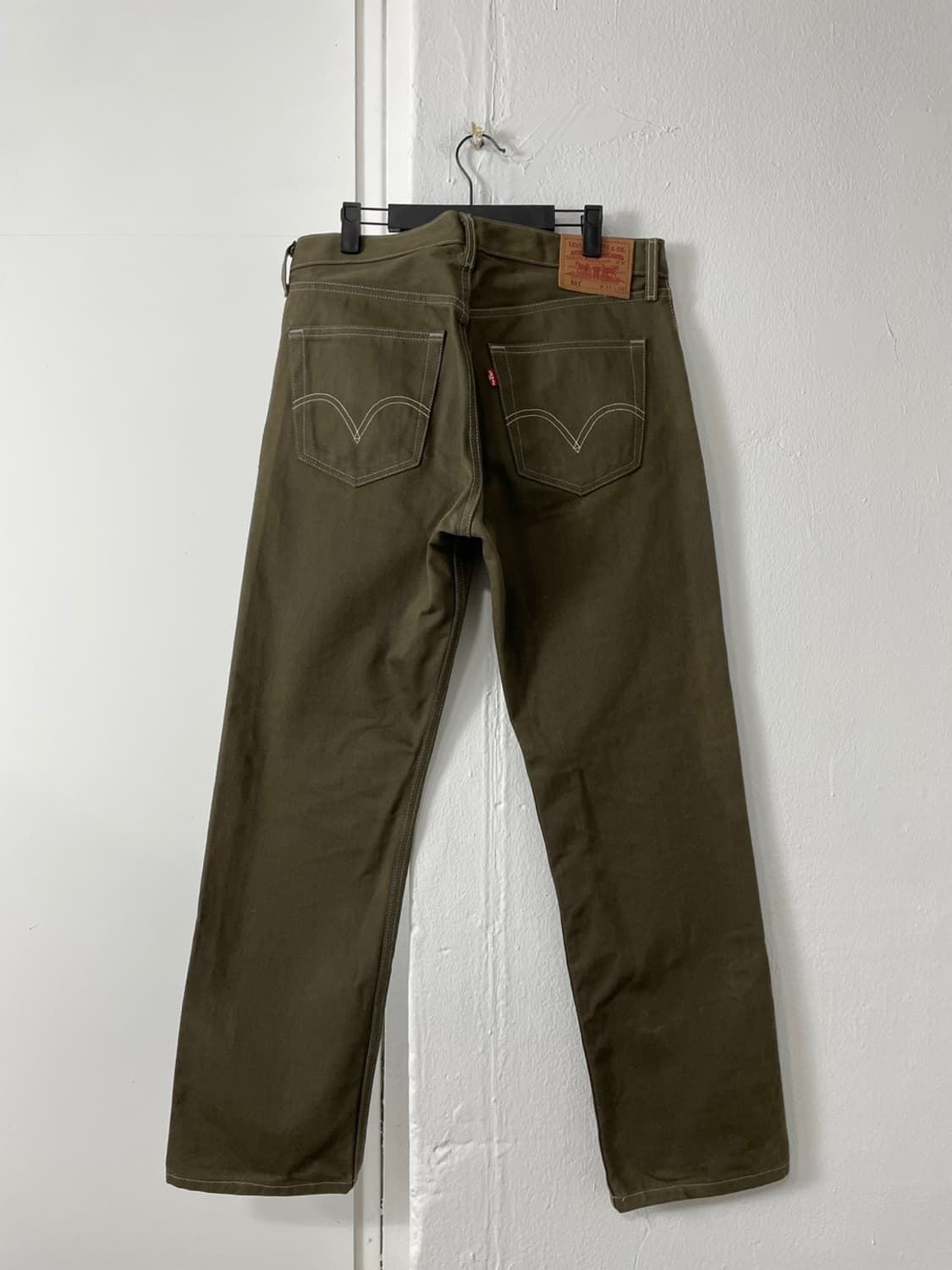 리바이스 501 올리브 데님 팬츠  상품이미지5