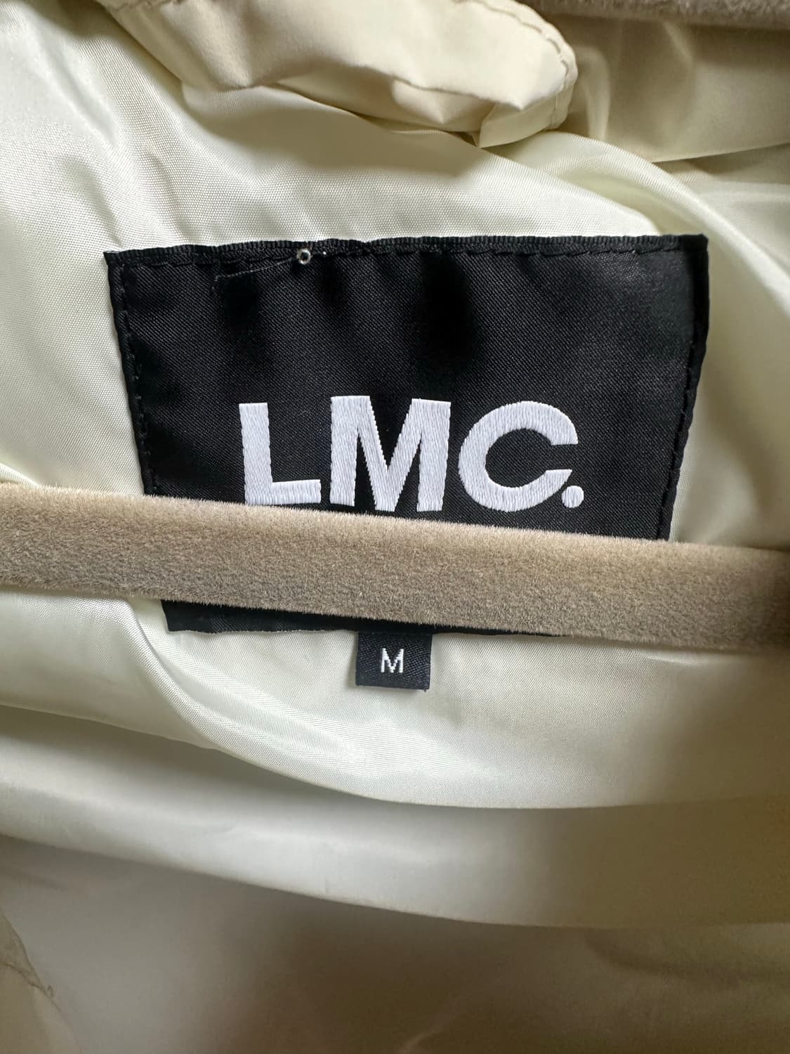 lmc 패딩베스트 크림색 M사이즈(품절상품) 상품이미지4