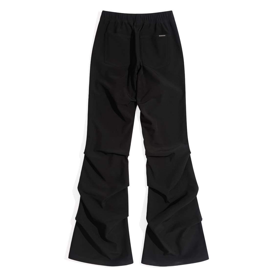 세컨모놀로그 플레어핏 핀턱 웜 밴딩 팬츠  상품이미지2