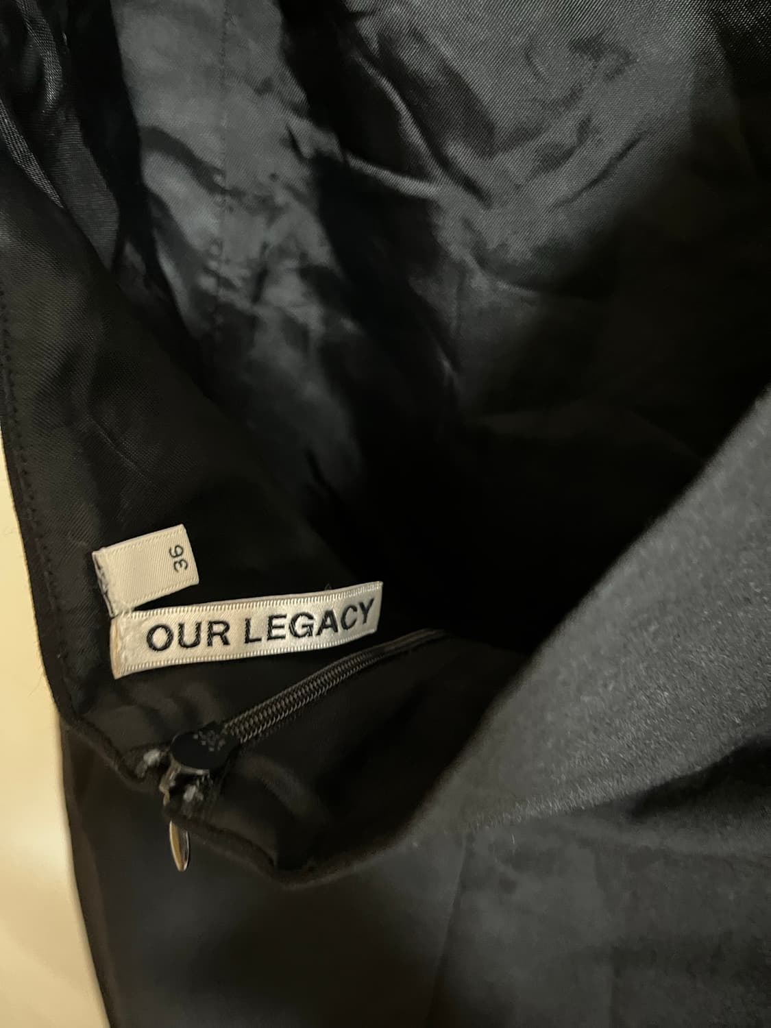 ourlegacy 아워레가시 블랙 숏 원피스 상품이미지3