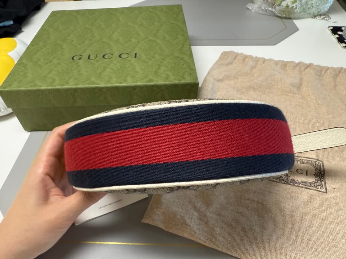 Gucci 구찌 오피디아 GG 미니백 (화이트 베이지) 상품이미지8