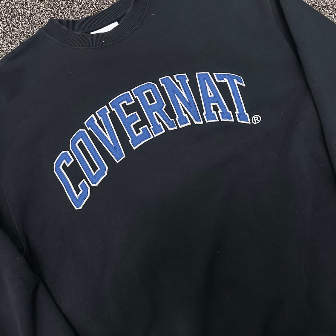 커버낫 맨투맨 블랙 L 상품이미지2