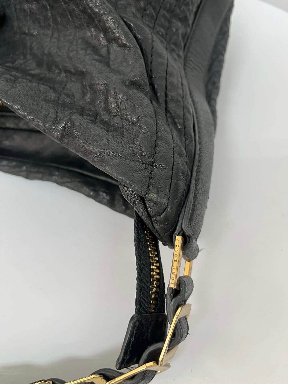 토리버치 가죽 엠보싱 체인 숄더 호보백 토트백 상품이미지7