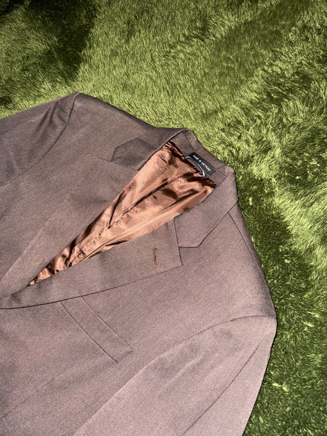 [40R] 타미힐피거 USA 투버튼 클래식핏 블레이저 자켓 브라운 상품이미지2