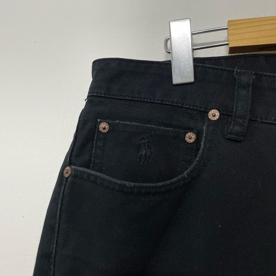 폴러 흑청 데님팬츠 상품이미지6