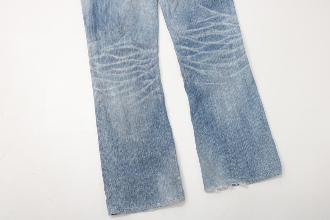 EDWIN 에드윈 빈티지 웨스턴 레더 플랩 포켓 부츠컷 데님 팬츠 상품이미지5