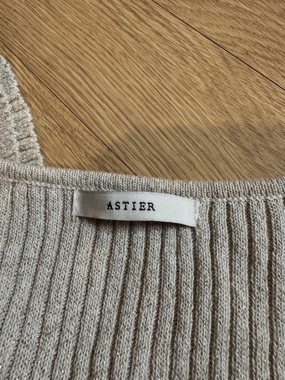 Astier 아스띠에 리본 가디건 상품이미지3