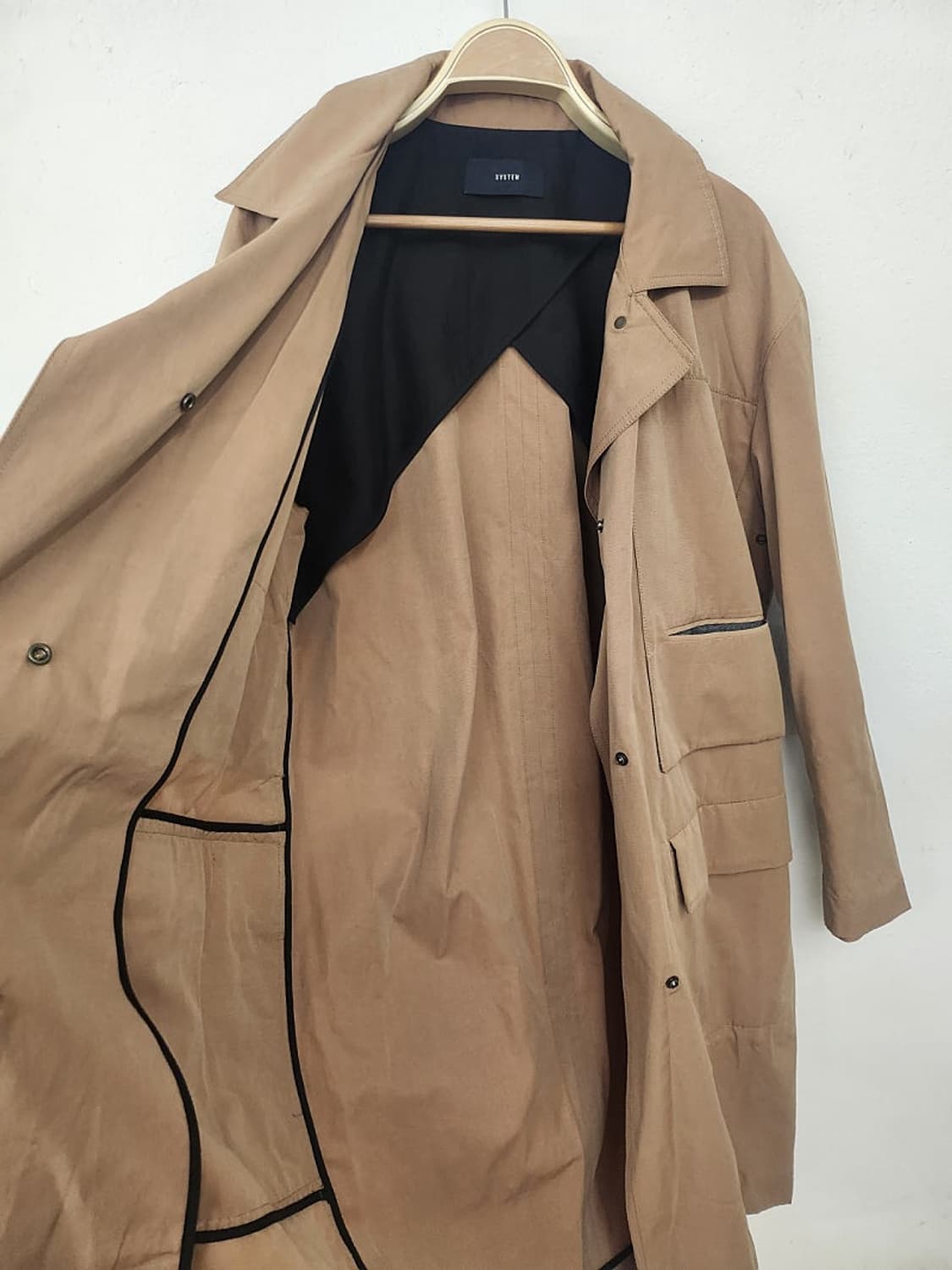 시스템 춘추 코트 상품이미지2