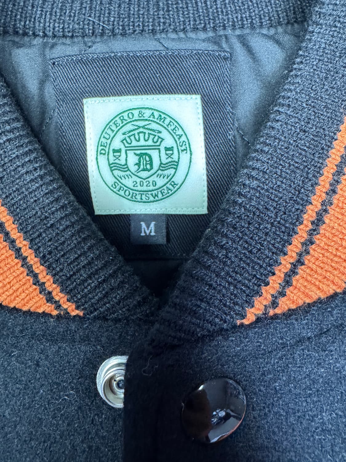 듀테로 DEUTERO W-TIGER 클래식 바시티 자켓 M 상품이미지4