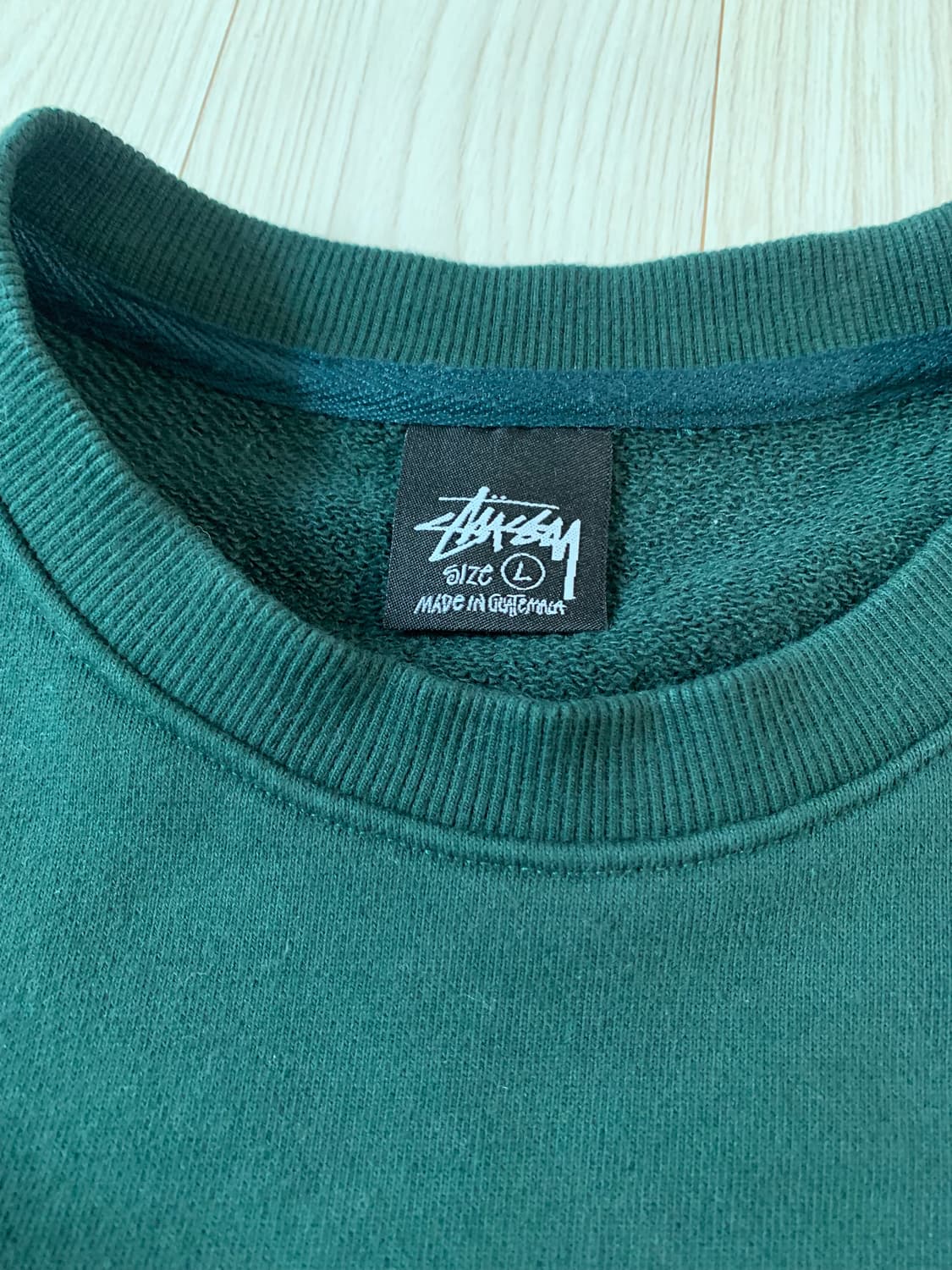 스투시 베이직 크루넥 스웨트셔츠 포레스트 상품이미지3