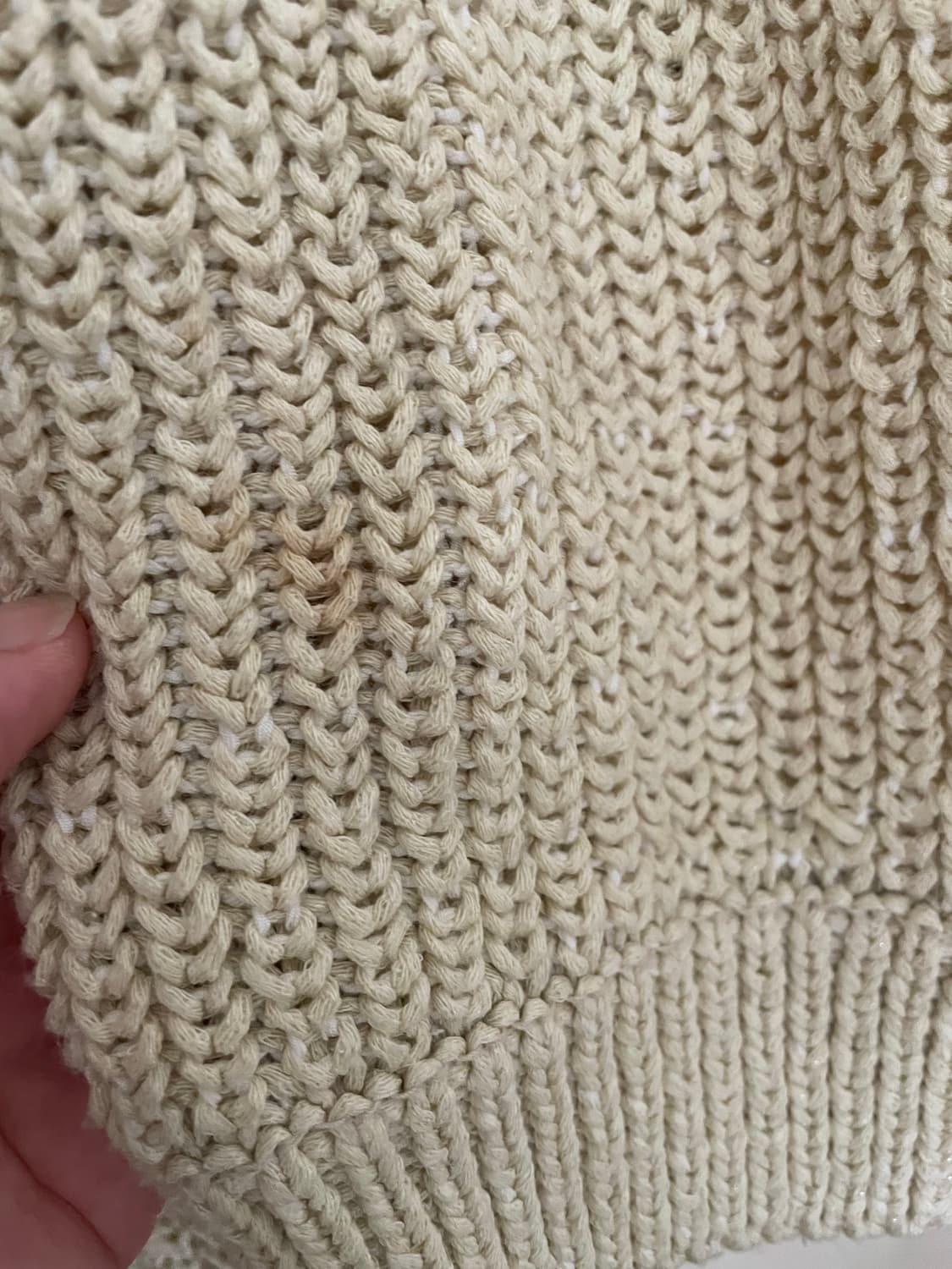 SYSTEM 아이보리 롱 니트 가디건 90 상품이미지5