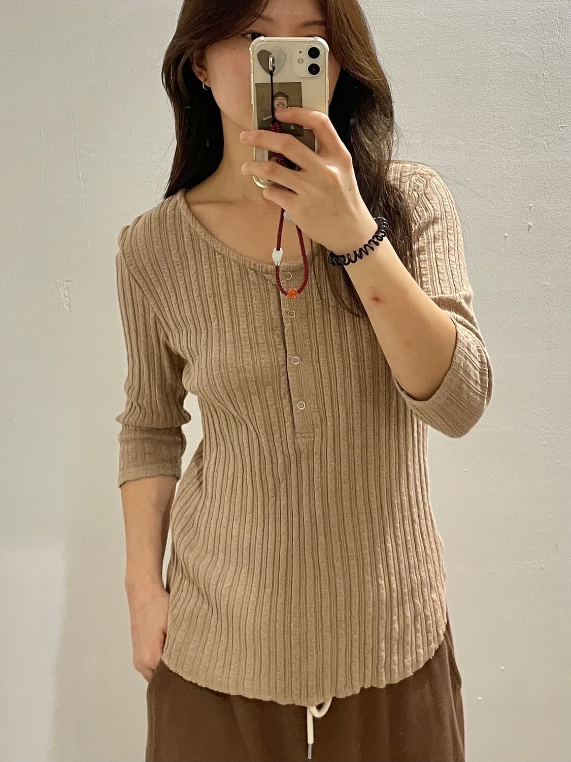FREAK'S STORE 헨리넥 티셔츠 상품이미지1
