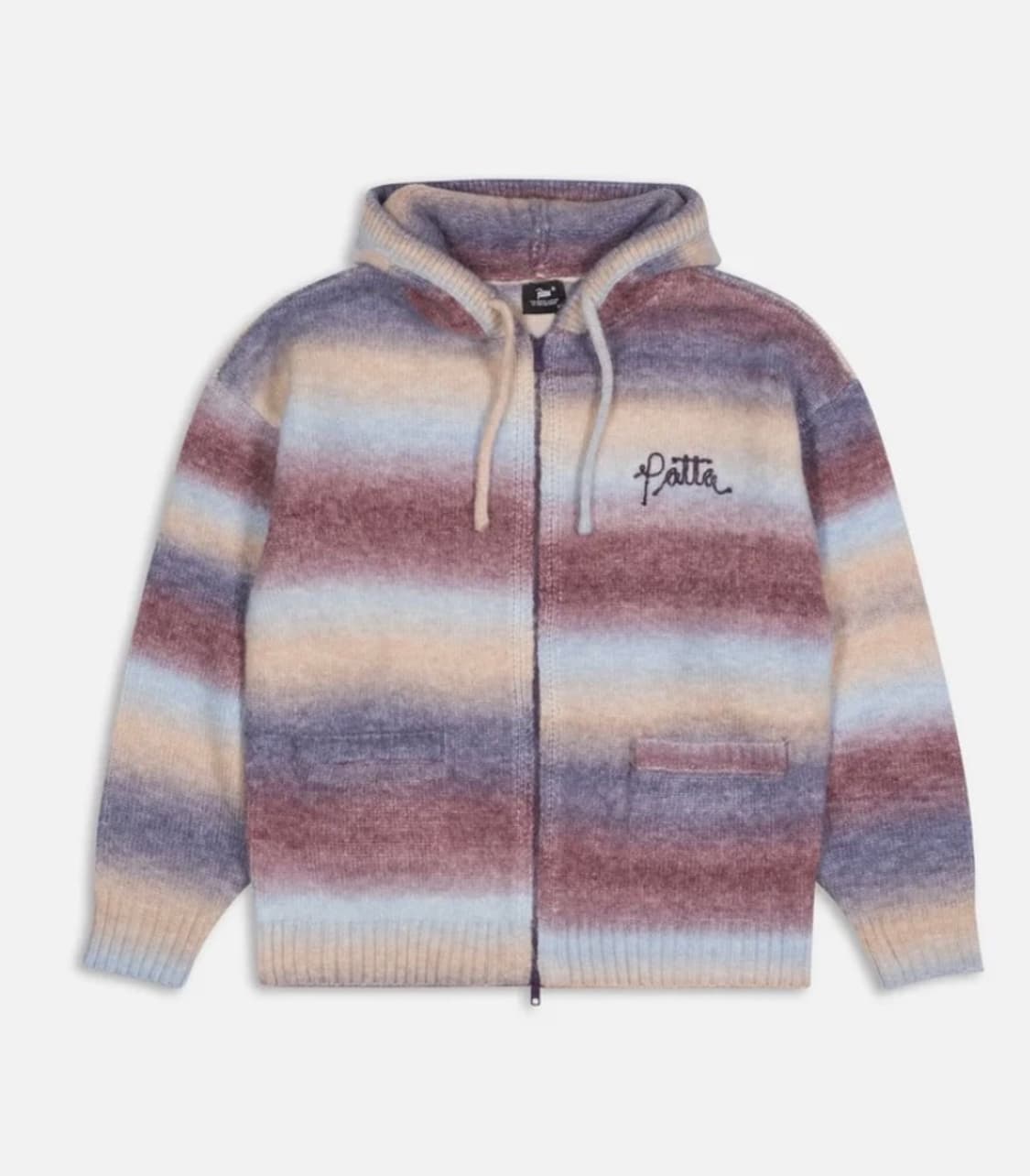 M 파타 레인보우 니트 후디 상품이미지2