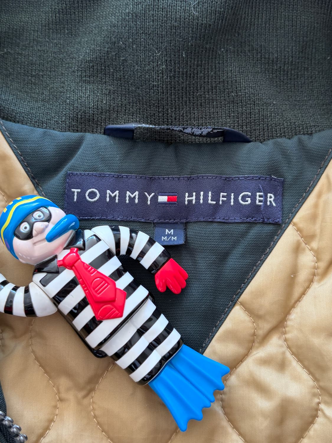 90s Tommy 타미 힐피거 누빔 아우터 자켓 M (103) 상품이미지7