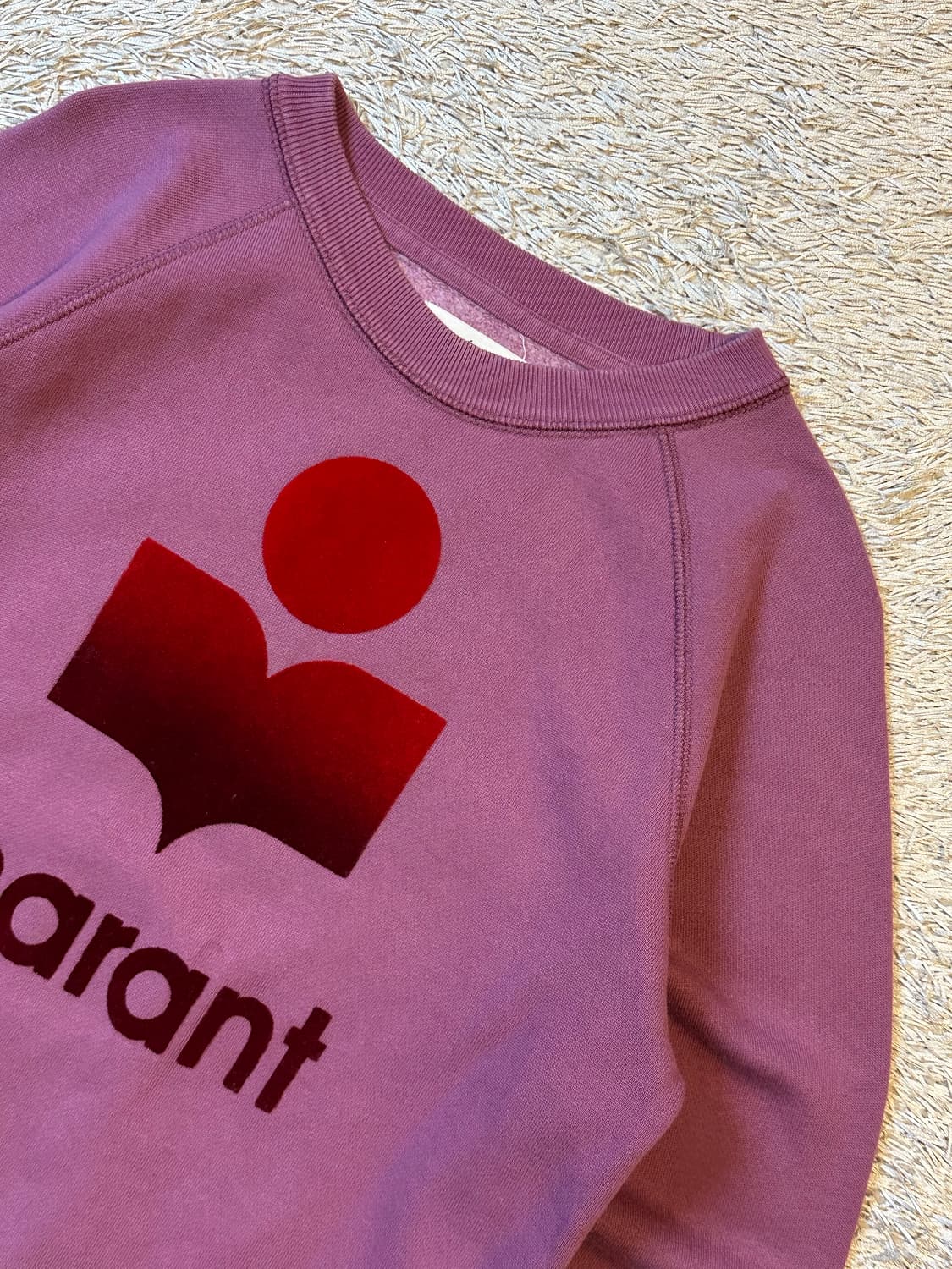 이자벨마랑 MILLY 밀리 플리스 기모 맨투맨 핑크 상품이미지2