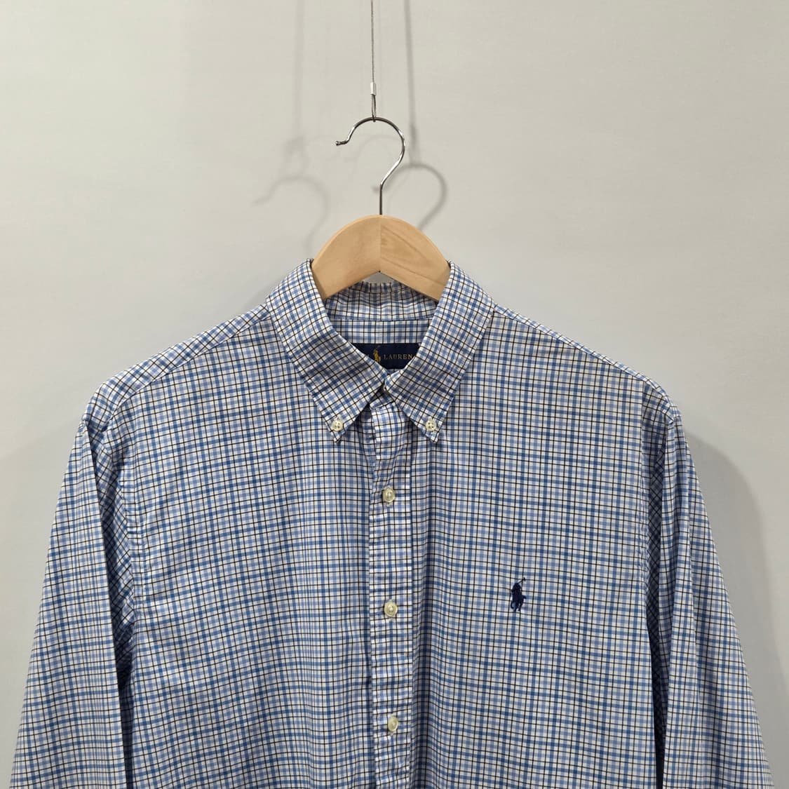 폴로랄프로렌 버튼다운 체크셔츠 L 상품이미지2