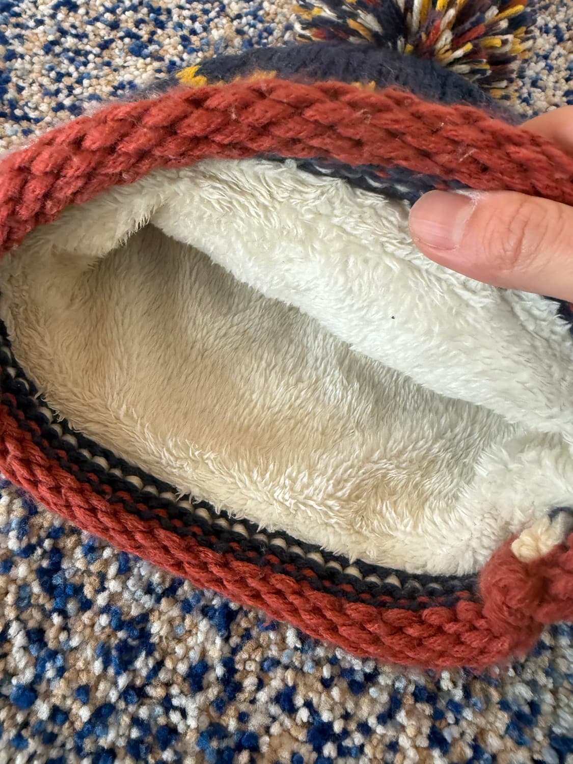 빈티지 니트 폼 비니 상품이미지3