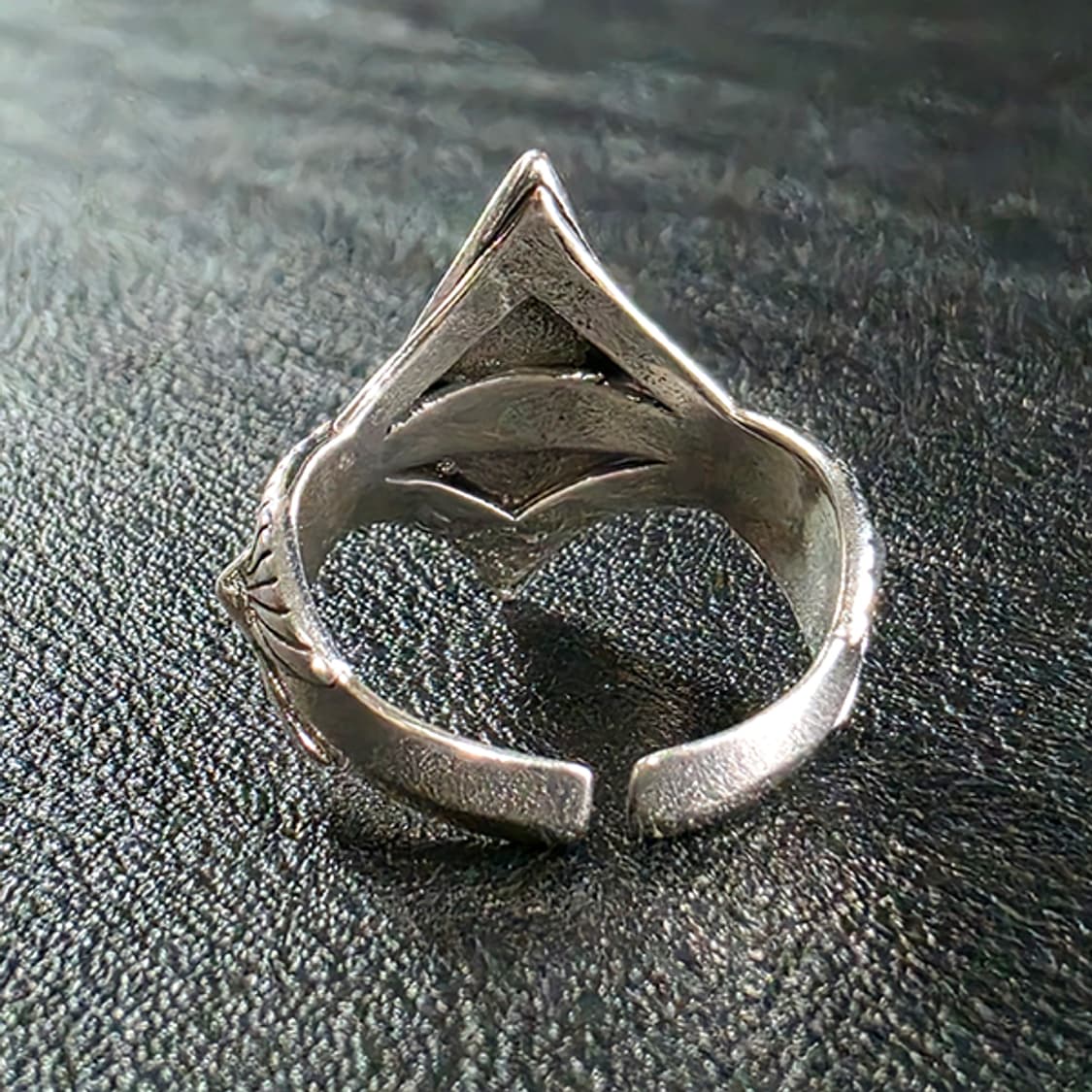 Fleury 실버 남자 엔틱 빈티지 명품 고딕 문양 십자가 반지 상품이미지4