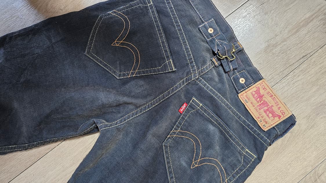 리바이스 버튼플라이 빈티지 코듀로이 데님 상품이미지1