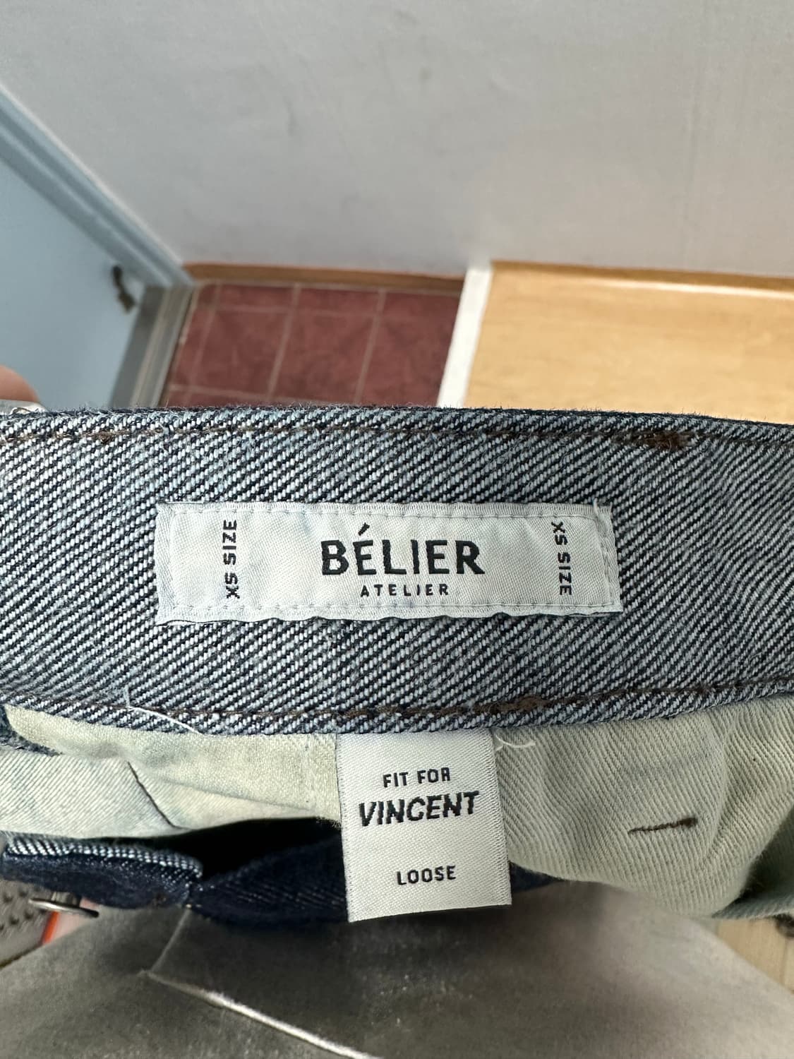 벨리에 트위스트 청바지 상품이미지5